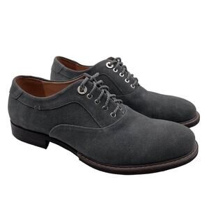 Vintage Foundry Co. Travertine Oxford Gray Suede Shoes Men’s Size 12 US Lace Up